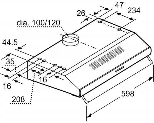 Вытяжка SIEMENS iQ300 LU16150GB