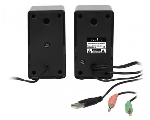 Акустическая система OKLICK OK-116 2.0 черный