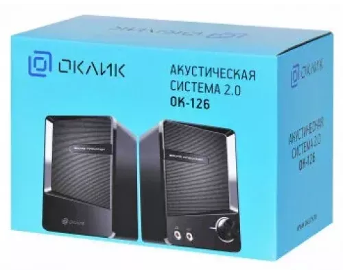 Акустическая система OKLICK OK-126 2.0 черный