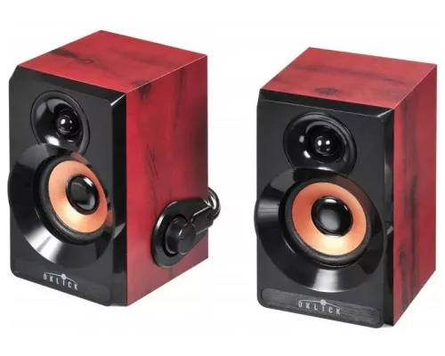 Акустическая система OKLICK OK-161 2.0 темное дерево