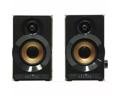 Акустическая система OKLICK OK-161 2.0 темное дерево