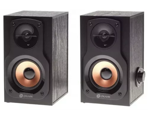 Акустическая система OKLICK OK-162 2.0 темное дерево