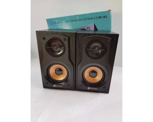 Акустическая система OKLICK OK-162 2.0 темное дерево