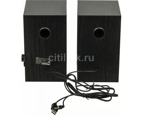 Акустическая система OKLICK OK-162 2.0 темное дерево