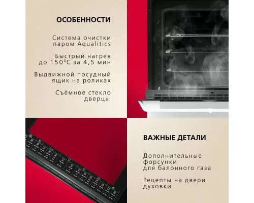 Кухонная плита Hansa FCMW680250 белый