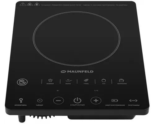 Настольная плита MAUNFELD EVCE.F291-BK черный
