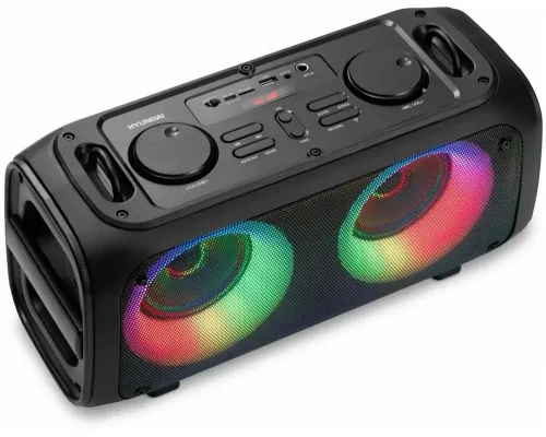 Портативная колонка Hyundai H-PS1030 черный/черный