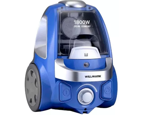 Пылесос WILLMARK VC-2069CY Серо-синий