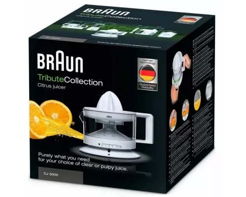 Соковыжималка Braun CJ3000 белый