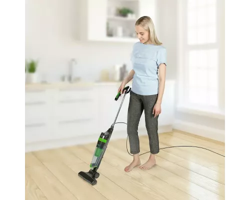 Вертикальный пылесос Endever SkyClean VC-292 черный/зеленый