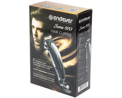 Машинка для стрижки волос Endever Sven 970 чёрный