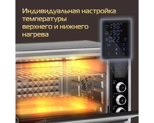 Мини-печь HIBERG PR 400 Dark moon