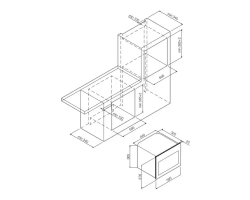 Встраиваемая микроволновая печь Graude MWGK 38.1 S