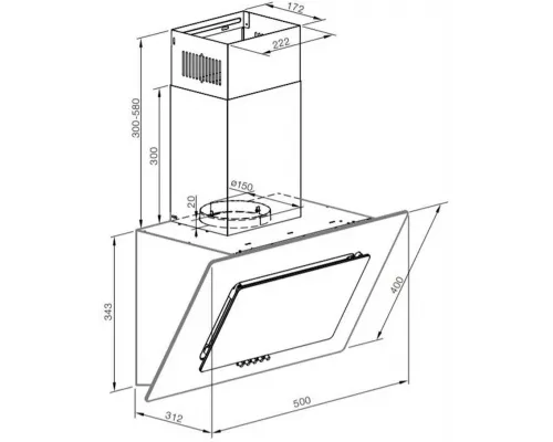 Вытяжка GRAUDE DHE 50.1 S
