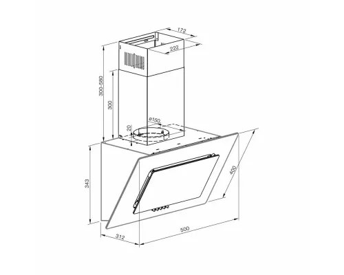 Вытяжка GRAUDE DHE 50.1 W