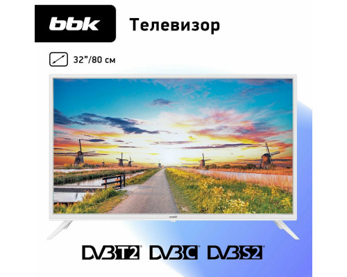 Телевизор BBK 32LEM-1088/TS2C белый Телевизор BBK 32LEM-1088/TS2C белый
