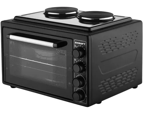 Мини-печь KRAFT KF-MOHP 3800 BL