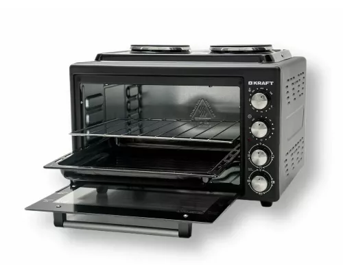 Мини-печь KRAFT KF-MOHP 3800 BL