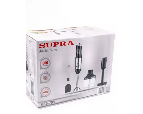 Блендер Supra HBS-799 черный/серебристый