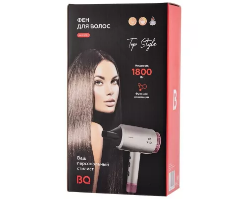 Фен BQ HD1818M Серый-Розовый