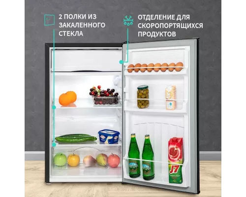 Холодильник NORDFROST NR 403 B черный матовый