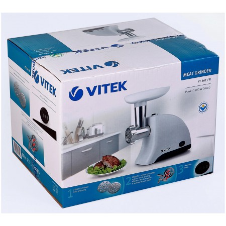 Мясорубка Vitek VT-3611 W белый  