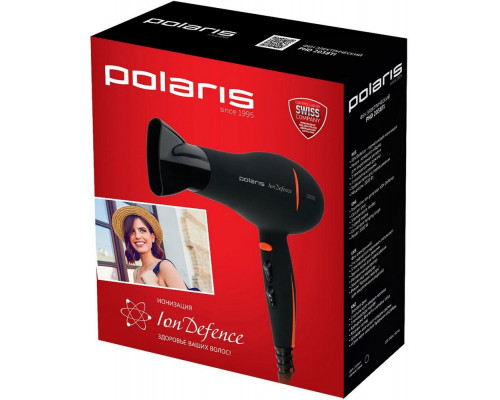 Фен Polaris PHD2038Ti черный