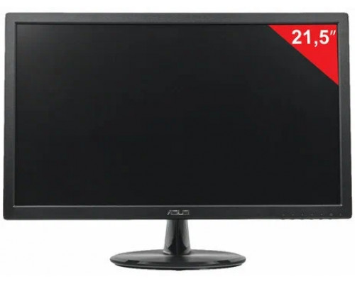 Монитор 21.5'' ASUS VP228DE (черный, LED, Wide, 1920x1080, 5ms, 90°/65°, 200 cd/m, 100,000,000:1)