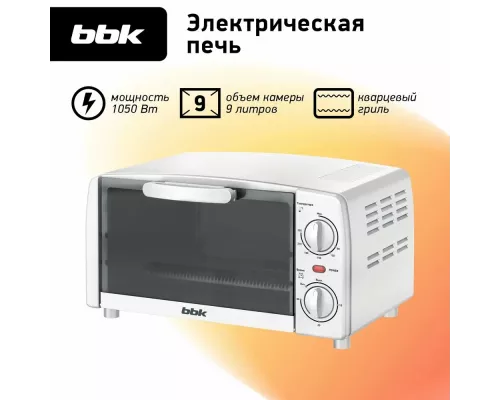 Мини-печь BBK OE0912M белый