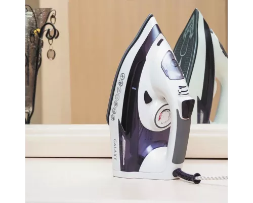 Утюг GALAXY LINE GL 6106, белый/фиолетовый