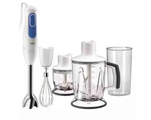 Блендер Braun MQ3045 APERITIVE белый/синий