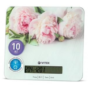 Весы кухонные Vitek VT-2414 (MC) цветы 