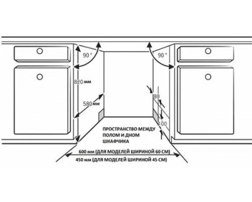 Посудомоечная машина KDI 60980, встраиваемая