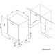 Посудомоечная машина KDI 60980, встраиваемая