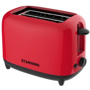 Тостер Starwind ST7003 красный/черный