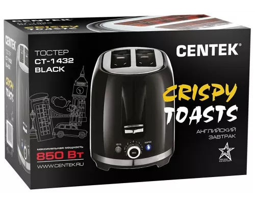 Тостер Centek СТ-1432 BLACK