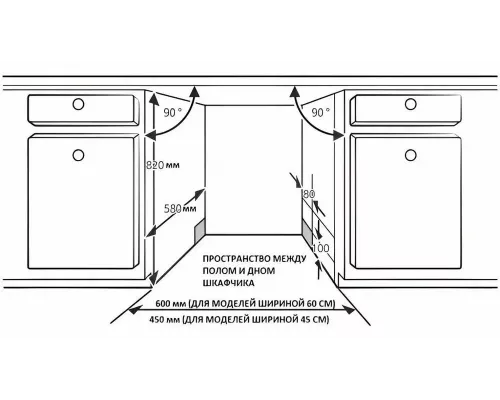 Встраиваемая посудомоечная машина Korting KDI 45980