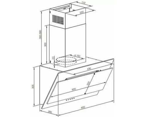Вытяжка GRAUDE DHK 60.1 EL