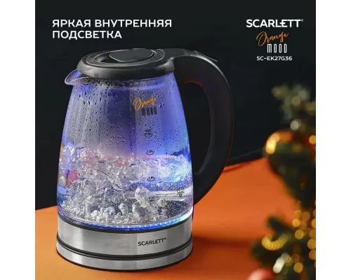 Чайник Scarlett SC-EK27G36 черный
