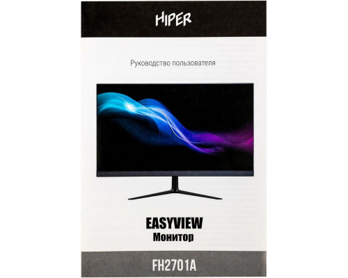 Монитор Hiper 27" EasyView FH2701A черный IPS LED 5ms 16:9 HDMI M/M матовая 250cd 178гр/178гр 1920x1080 D-Sub FHD 4кг