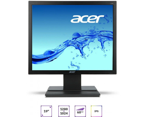 Монитор Acer 19" V196LBb черный IPS LED 5ms 5:4 матовая 250cd 1280x1024 D-Sub HD READY 3.1кг