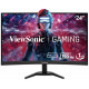 МОНИТОР 23.6" Viewsonic Gaming VX2468-PC-MHD Black (VA, изогнутый, 1920x1080, 165Hz, 1ms, 178°/178°, 250 cd/m, 80M:1)