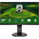 МОНИТОР 23.8" PHILIPS 241B8QJEB/00 Black с поворотом экрана (IPS, 1920x1080, 5 ms, 178°/178°, 250 cd/m, 50M:1, +DVI)