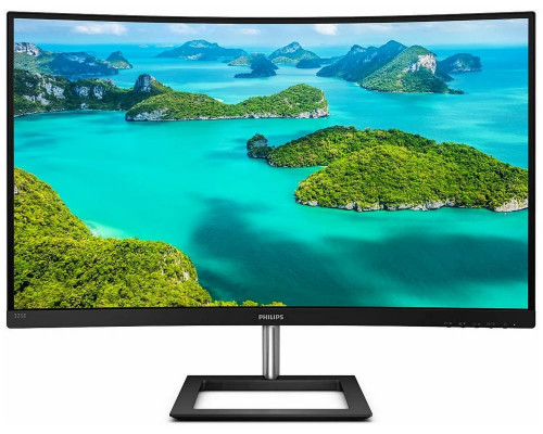 МОНИТОР 31.5" PHILIPS 325E1C/00 Black (VA, изогнутый, 2560x1440, 4 ms, 178°/178°, 250 cd/m, Mega DCR, +HDMI 1.4, +Displa