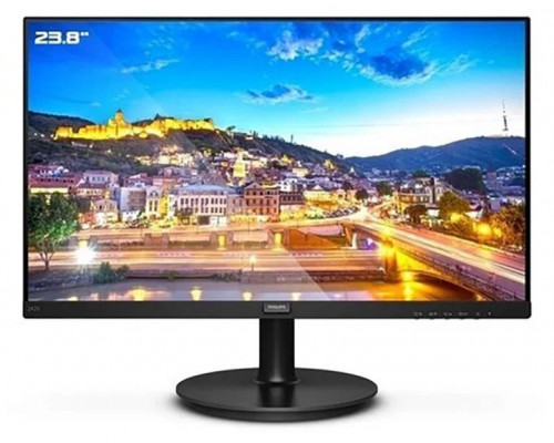 Монитор 23,8" Philips 242V8LA 1920x1080 75Гц VA LED 16:9 4ms D-Sub HDMI DP Mega Infinity DCR 3000:1 178/178 250cd Tilt Speakers Black