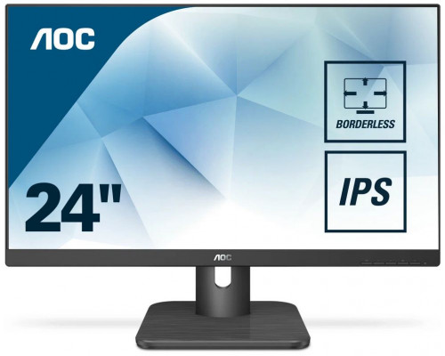 Монитор 23.8" AOC 24E1Q Black (IPS, LED, 1920x1080, 5 ms, 178°/178°, 250 cd/m, 20M:1, +HDMI 1.4, +DisplayPort 1.2, +MM)