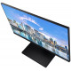 Монитор 23.8" Samsung  F24T450FQI черный PLS LED 16:9 HDMI матовая 250cd 178гр/178гр 1920x1080 D-Sub FHD 3.3кг