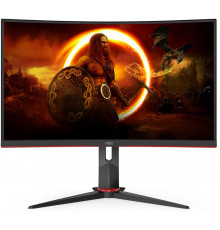 Монитор 27" AOC C27G2ZU Black-Red (VA, изогнутый, 1920x1080, 240Hz, 0.5 ms, 178°/178°, 300 cd/m, 80M:1, +2xHDMI 2.0, +Di