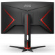 Монитор 27" AOC C27G2ZU Black-Red (VA, изогнутый, 1920x1080, 240Hz, 0.5 ms, 178°/178°, 300 cd/m, 80M:1, +2xHDMI 2.0, +Di