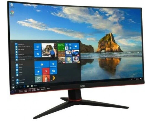 Монитор 27" AOC C27G2ZU Black-Red (VA, изогнутый, 1920x1080, 240Hz, 0.5 ms, 178°/178°, 300 cd/m, 80M:1, +2xHDMI 2.0, +Di